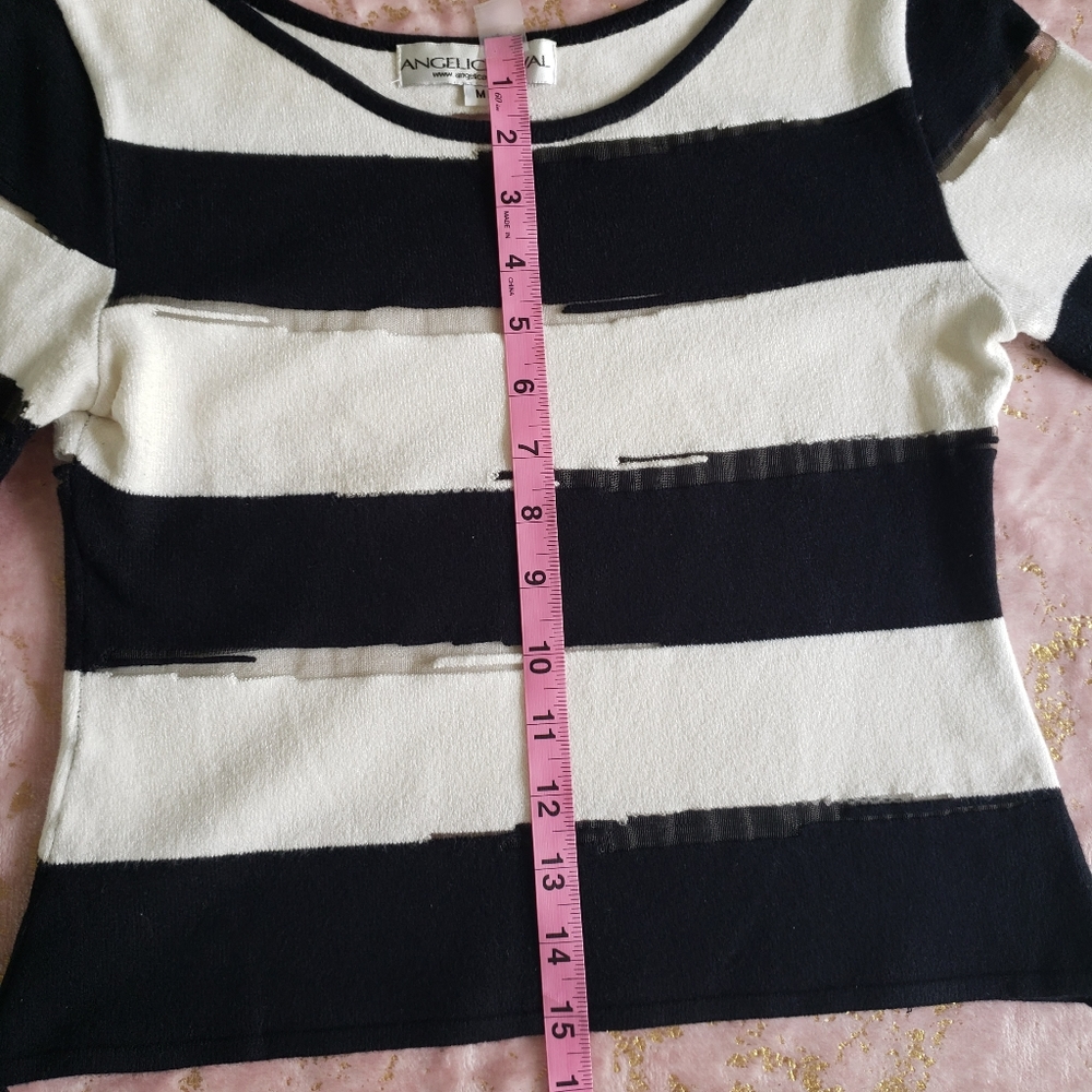Angelica Val Stripe Blouse - Picture 12 of 14